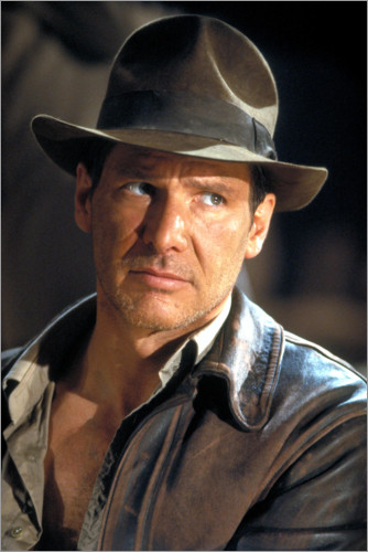 Póster Indiana Jones e a Última Cruzada, Harrison Ford