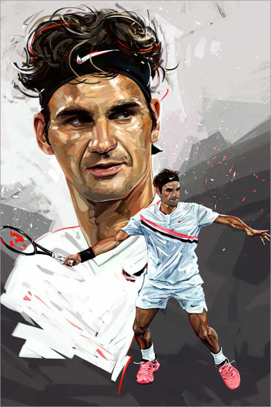 Póster Roger Federer