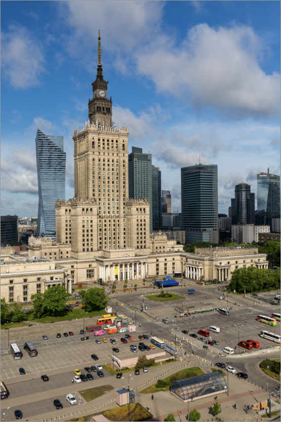 Póster Palácio da Cultura, Varsóvia