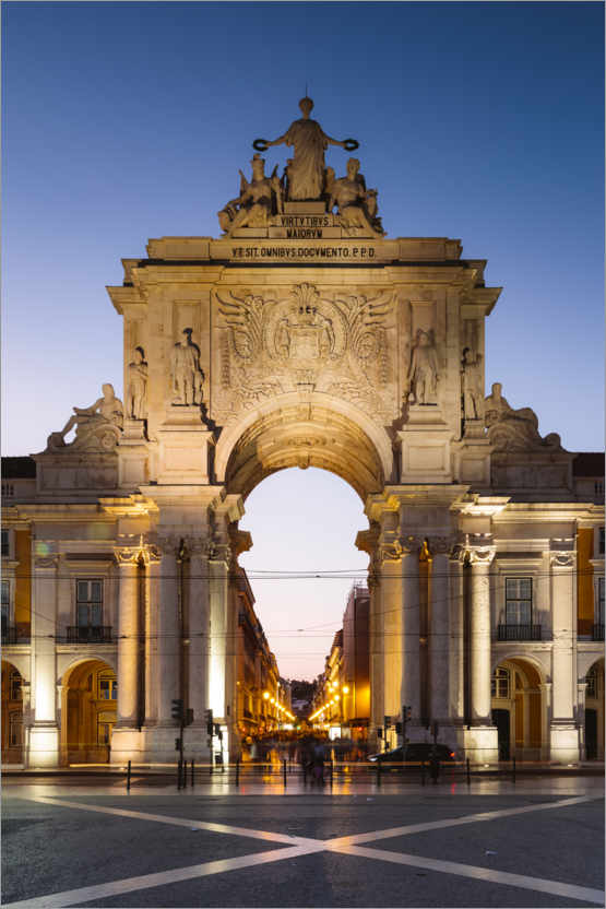 Póster Arco da Rua Augusta, Lisboa