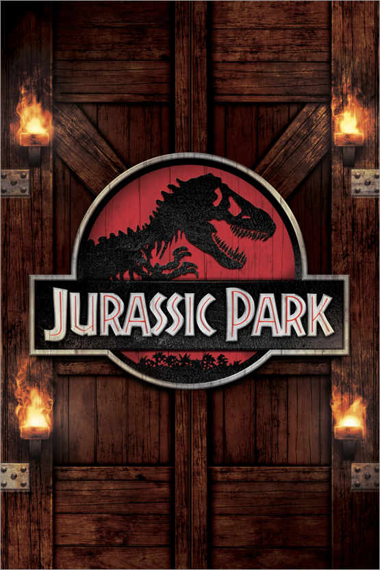 Póster Jurassic Park - Portão