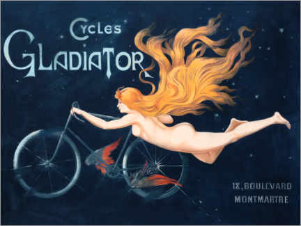 Póster  Cycles Gladiator - Georges Massias