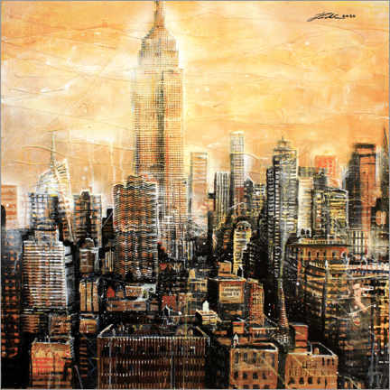 Póster  Nova Iorque, Empire State Building - Johann Pickl
