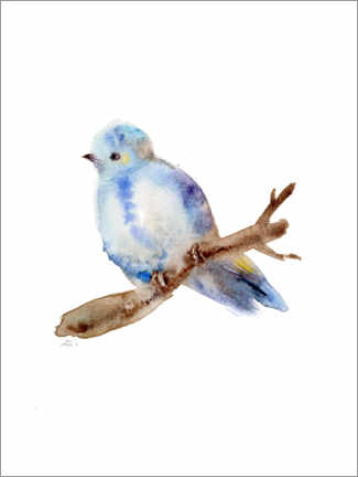 Póster Pássaro azul