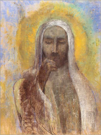 Póster  Cristo em silêncio - Odilon Redon