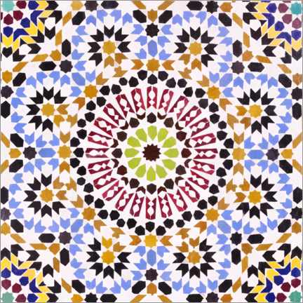 Quadro em tela  Azulejos marroquinos - XYZ PICTURES
