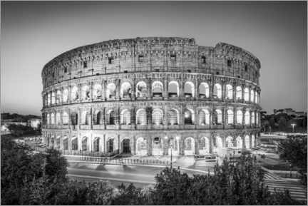 Póster O Coliseu em Roma, Itália