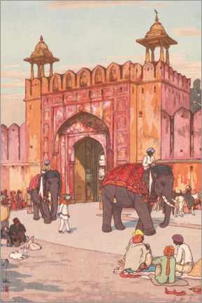 Póster Ajimer Gate, Jaipur