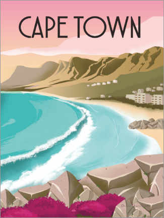 Quadro em tela  Cidade do Cabo, África do Sul - Omar Escalante