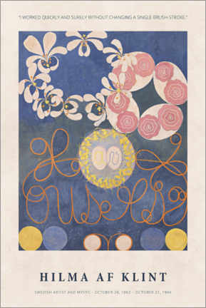 Póster Hilma af Klint - Quickly and surely