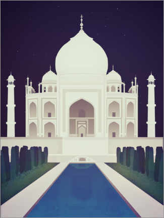 Quadro em tela  Taj Mahal - Sybille Sterk