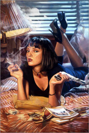 Póster Mia Wallace, Pulp Fiction