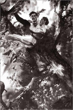 Quadro em tela  Tarzan and Jane by Zdenek Burian II