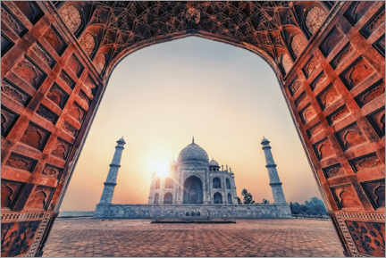 Quadro em tela  Taj Mahal - Manjik Pictures
