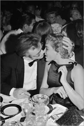 Póster  James Dean and Ursula Andress - Ciro's Night Club, 1955
