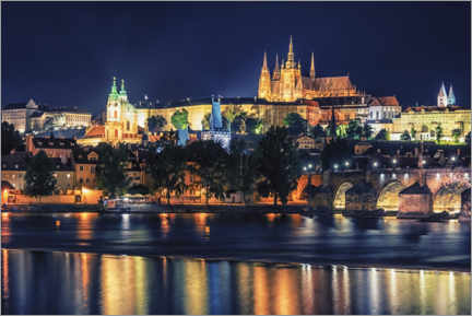 Póster  Prague by night - Manjik Pictures