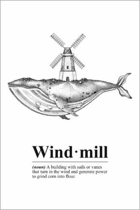 Póster Windmill Definition