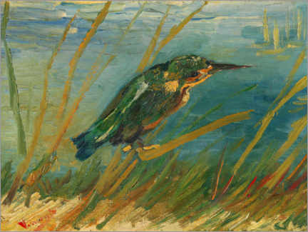 Póster  Kingfisher by the Waterside, 1886 - Vincent van Gogh