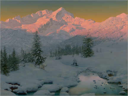 Autocolante decorativo  At the Foot od the Garmisch Mountains, Bavaria - Ivan Fedorovich Choultse