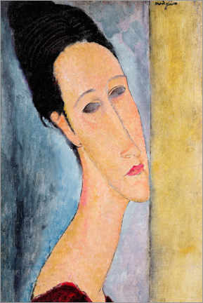 Póster Portrait of Jeanne Hebuterne