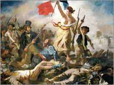 Autocolante decorativo  A Liberdade Guiando o Povo - Eugene Delacroix