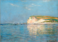 Póster  Low tide at pourville - Claude Monet