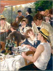 Autocolante decorativo  O Almoço dos Barqueiros (detalhe) - Pierre-Auguste Renoir