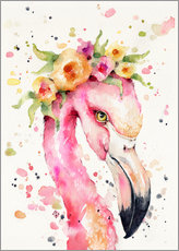 Autocolante decorativo  Pequeno flamingo - Sillier Than Sally