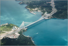 Quadro em plexi-alumínio  Istanbul, Yavuz Sultan Selim Brücke - Ulrich Beinert