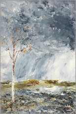 Quadro em acrílico  The Birch Tree I (Autumn) - August Johan Strindberg
