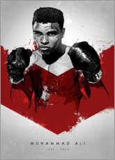 Quadro em acrílico  Muhammad Ali - Nikita Abakumov