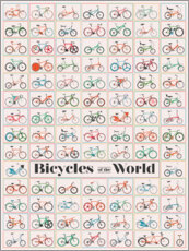 Póster  Bicicletas do mundo - Wyatt9