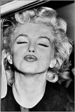 Póster Beijo de Marilyn Monroe