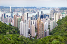 Póster Arquitectura da cidade de Hong Kong
