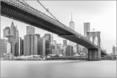 Quadro em tela  Ponte do Brooklyn - nitrogenic