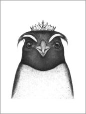 Autocolante decorativo  O pinguim rainha - Valeriya Korenkova