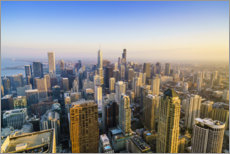 Quadro em tela  Skyline de Chicago - Fraser Hall