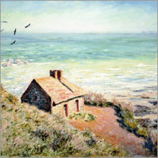 Quadro em acrílico  Casa do pescador em Varengeville - Claude Monet