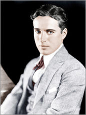 Quadro em plexi-alumínio  Charlie Chaplin
