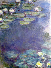 Quadro em acrílico  Water Lilies - Claude Monet