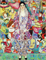 Autocolante decorativo  Retrato de Friederike Maria Beer - Gustav Klimt