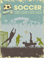 Quadro em tela  Soccer poster - TAlex