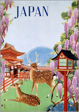 Autocolante decorativo  Vintage Japan tourism - Travel Collection