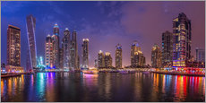 Quadro em plexi-alumínio  Dubai Marina Skyline - Stefan Schäfer