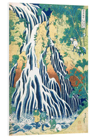 Quadro em PVC  Cascata de Kirifuri na montanha Kurokami - Katsushika Hokusai