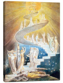 Quadro em tela  Escada de Jacob - William Blake