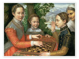 Póster  Game of Chess - Sofonisba Anguissola