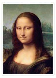 Póster Mona Lisa (detalhe)