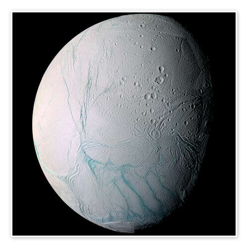 Póster Saturn's moon Enceladus