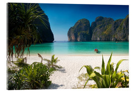 Quadro em acrílico  Praia branca na Tailândia - Mayday74